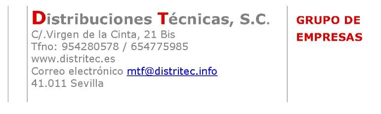 DISTRIBUCIONES TÉCNICAS GRUPO DE EMPRESAS
